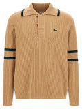 Lacoste Lacoste Beige Wool Cardigan