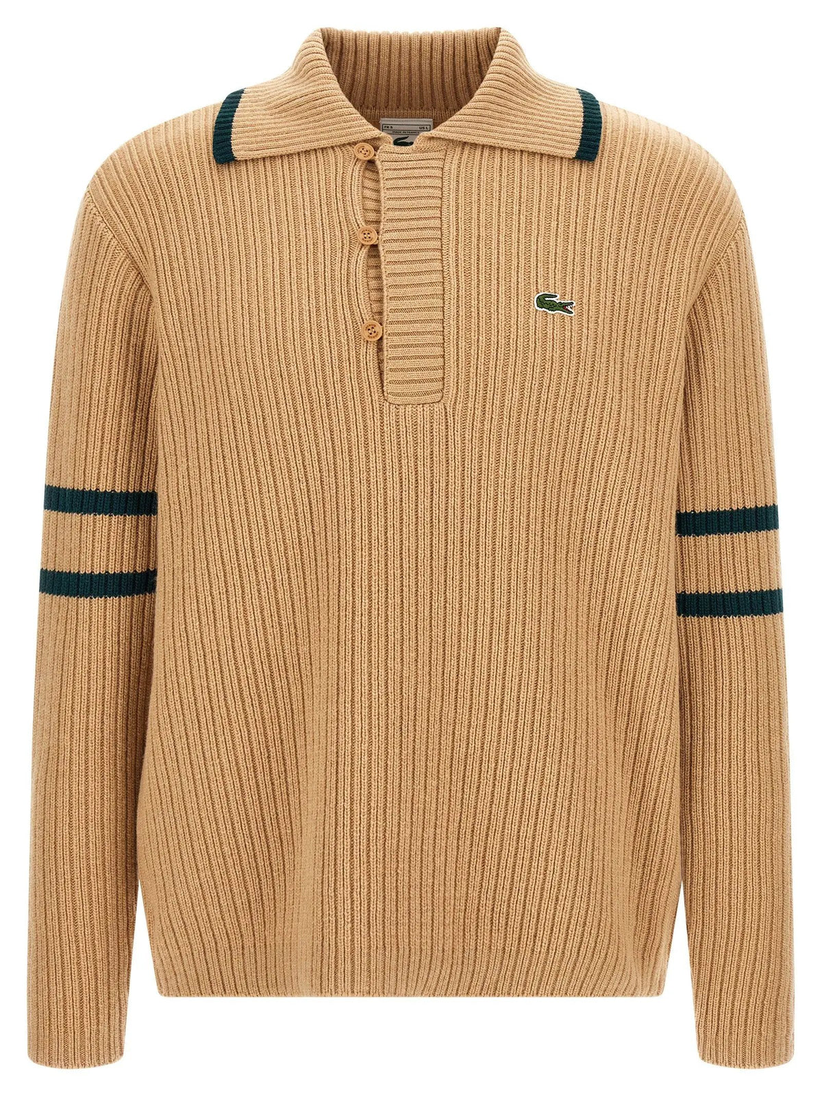 Lacoste Lacoste Beige Wool Cardigan