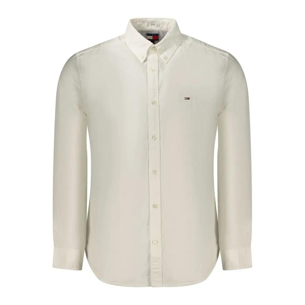 Tommy Hilfiger Tommy Hilfiger White Cotton Men's Shirt