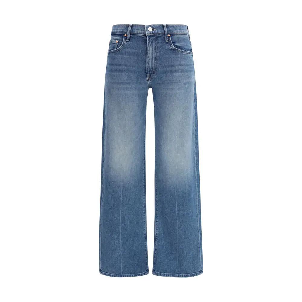 Mother Denim Mother Denim Blue Cotton Flared Jeans