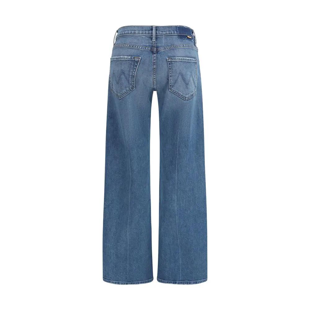 Mother Denim Mother Denim Blue Cotton Flared Jeans