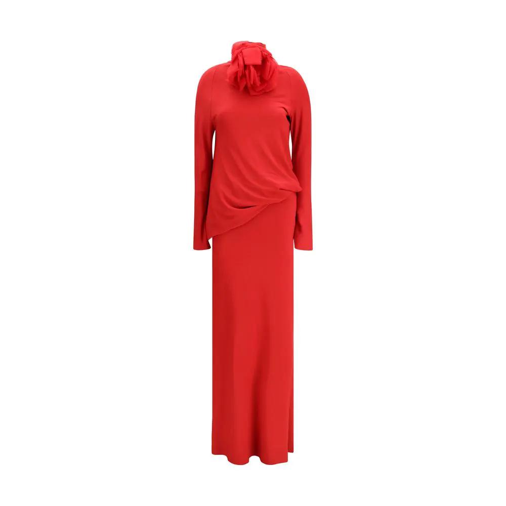 Magda Butrym Magda Butrym Red Viscose Casual Dress