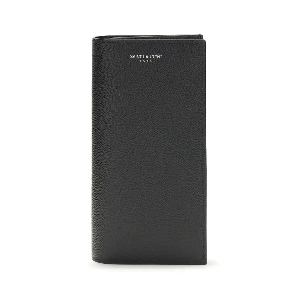 Saint Laurent Saint Laurent Black Calf Leather Bos Taurus Wallet