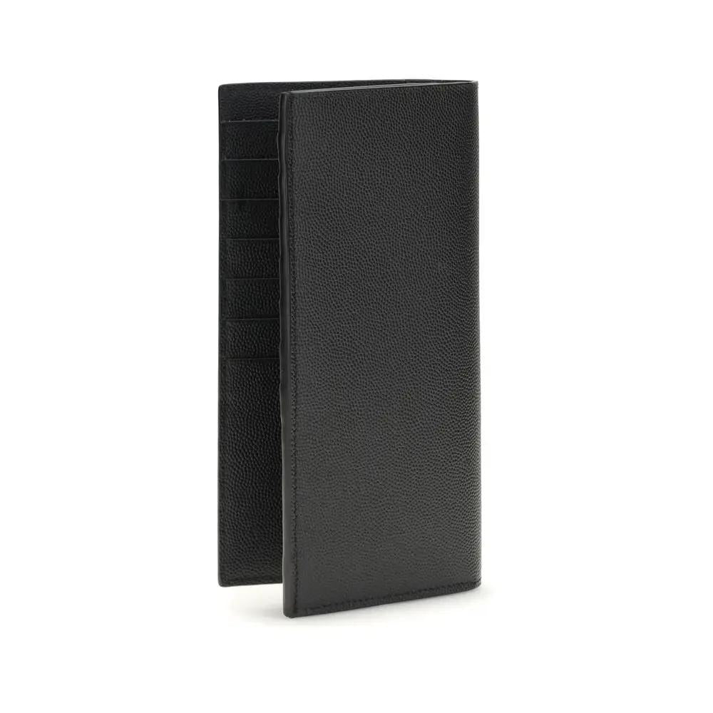 Saint Laurent Saint Laurent Black Calf Leather Bos Taurus Wallet