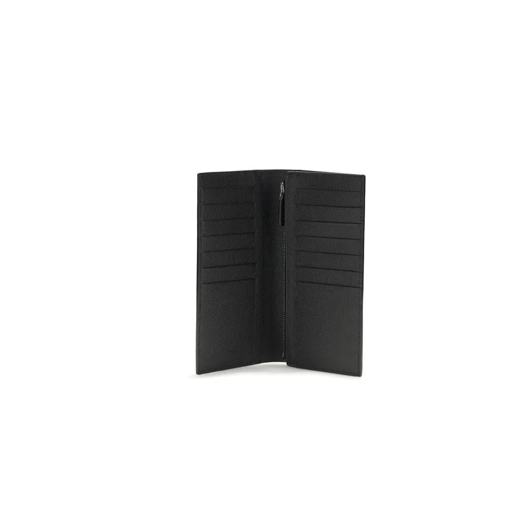 Saint Laurent Saint Laurent Black Calf Leather Bos Taurus Wallet