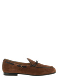 Valentino Garavani Valentino Garavani Brown Calfskin Slip-On Loafers