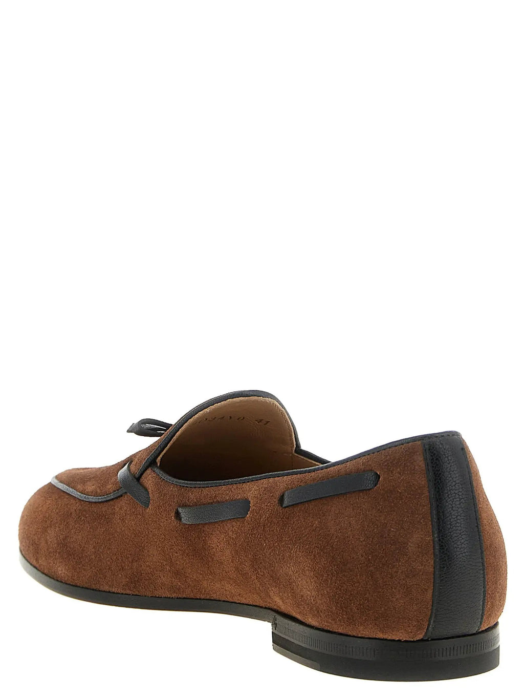 Valentino Garavani Valentino Garavani Brown Calfskin Slip-On Loafers