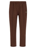 Lacoste Lacoste Brown Polyester Joggers (Workout Pants)