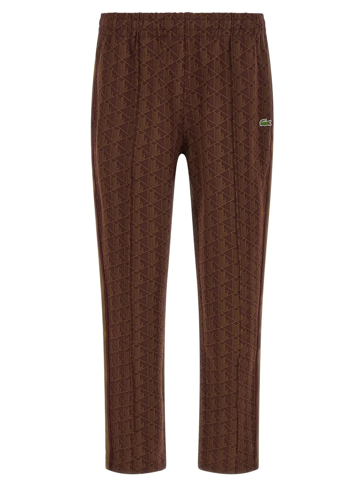 Lacoste Lacoste Brown Polyester Joggers (Workout Pants)