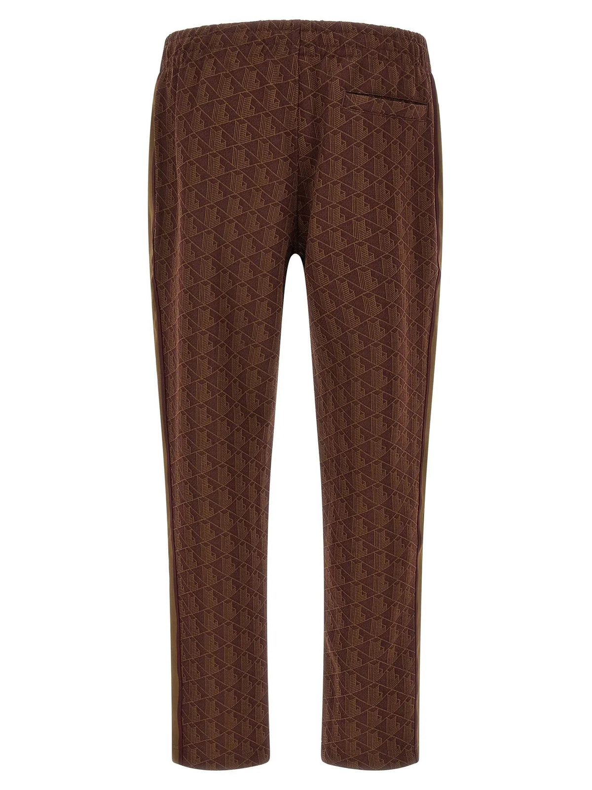 Lacoste Lacoste Brown Polyester Joggers (Workout Pants)