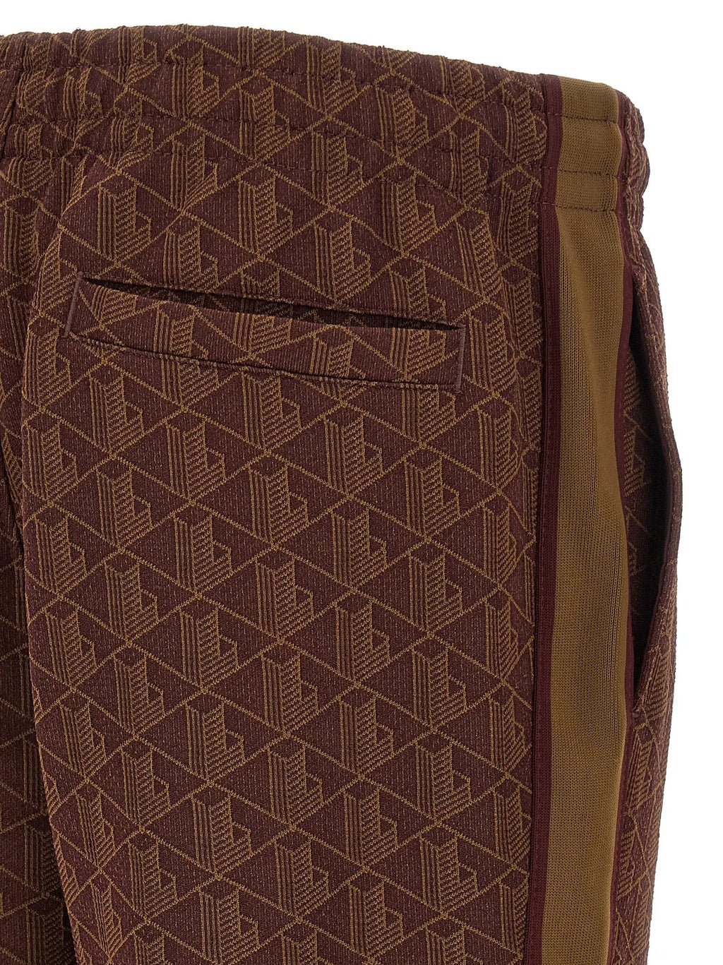 Lacoste Lacoste Brown Polyester Joggers (Workout Pants)