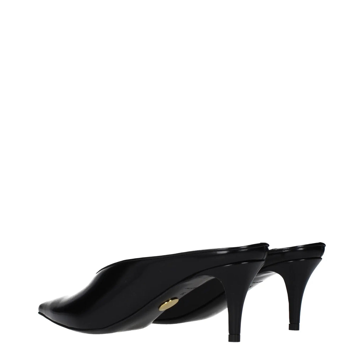 Stella McCartney Black Leather High Heel Pumps