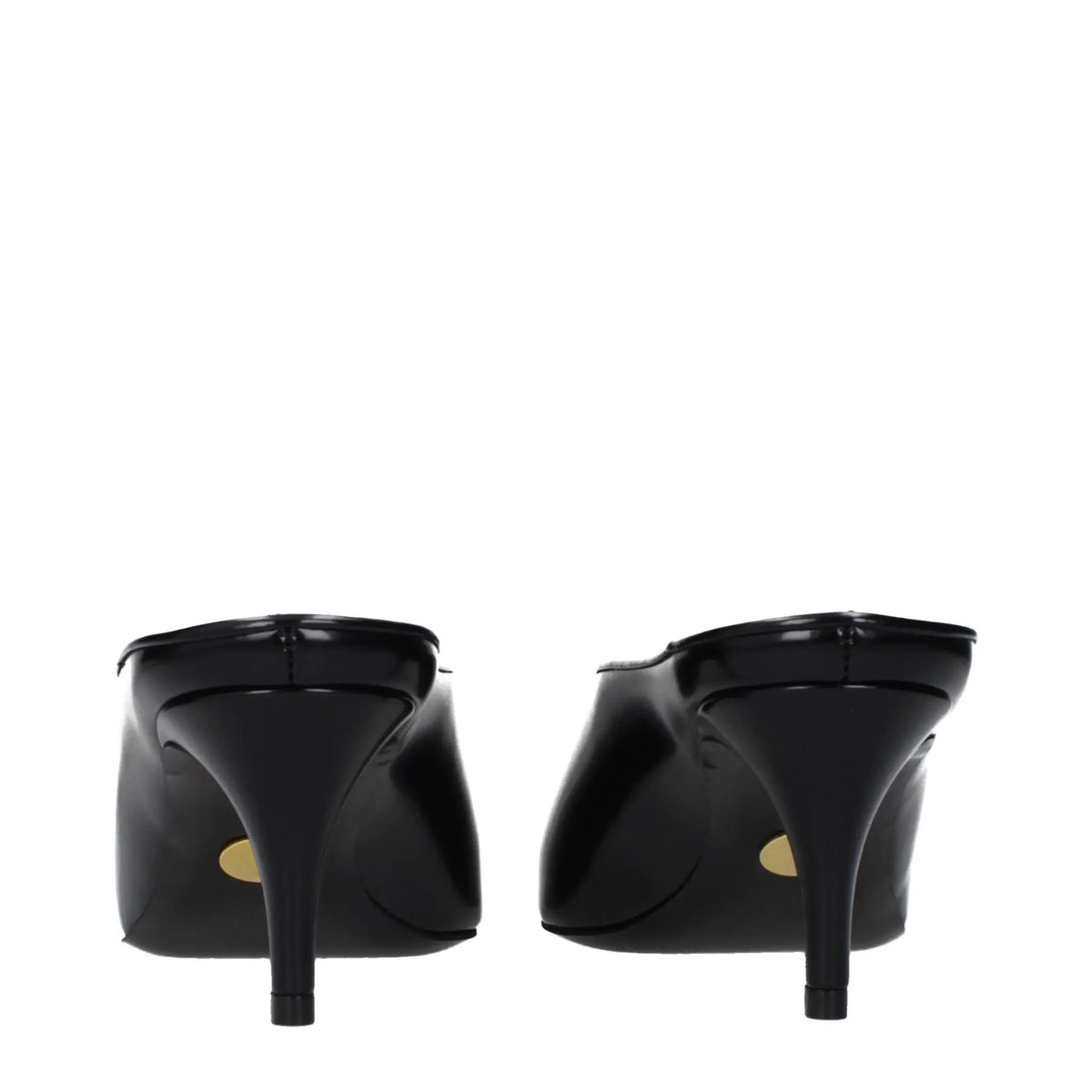Stella McCartney Black Leather High Heel Pumps