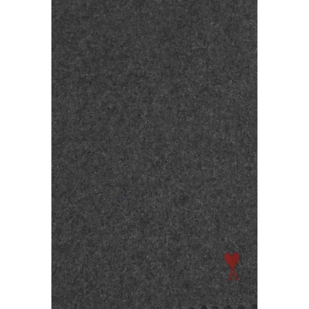 Ami Paris Ami Paris Gray Wool Oves Aries Foulard