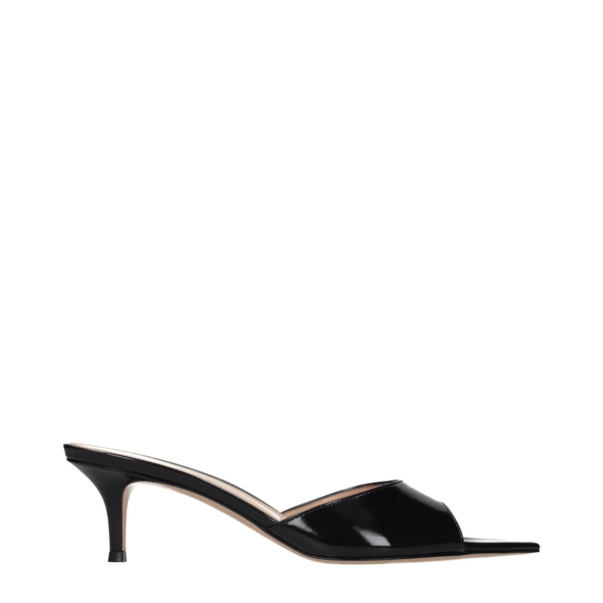 Gianvito Rossi Gianvito Rossi Black Leather Platform Sandals