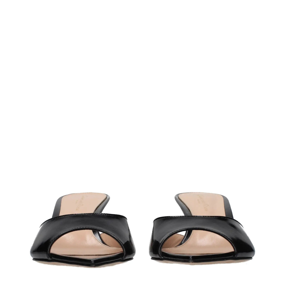 Gianvito Rossi Gianvito Rossi Black Leather Platform Sandals