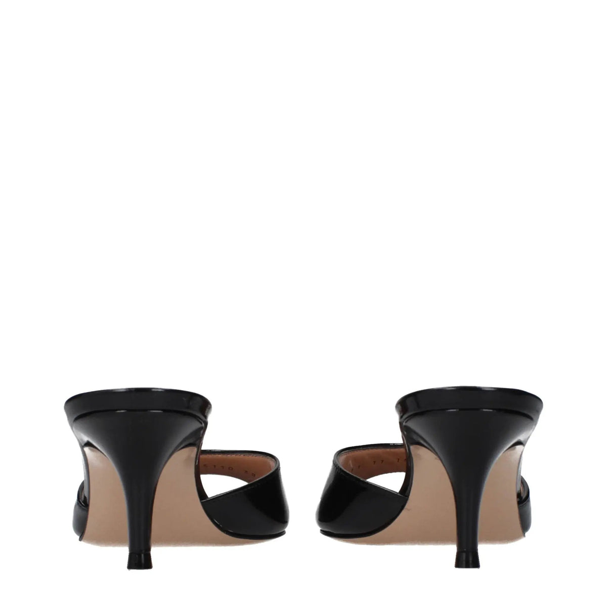 Gianvito Rossi Gianvito Rossi Black Leather Platform Sandals