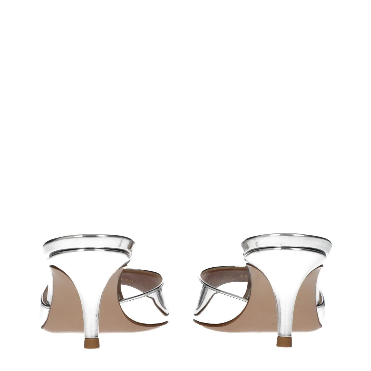 Gianvito Rossi Gianvito Rossi Gray Leather Platform Sandals