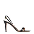 Gianvito Rossi Gianvito Rossi Black Leather Stiletto Heel Sandals