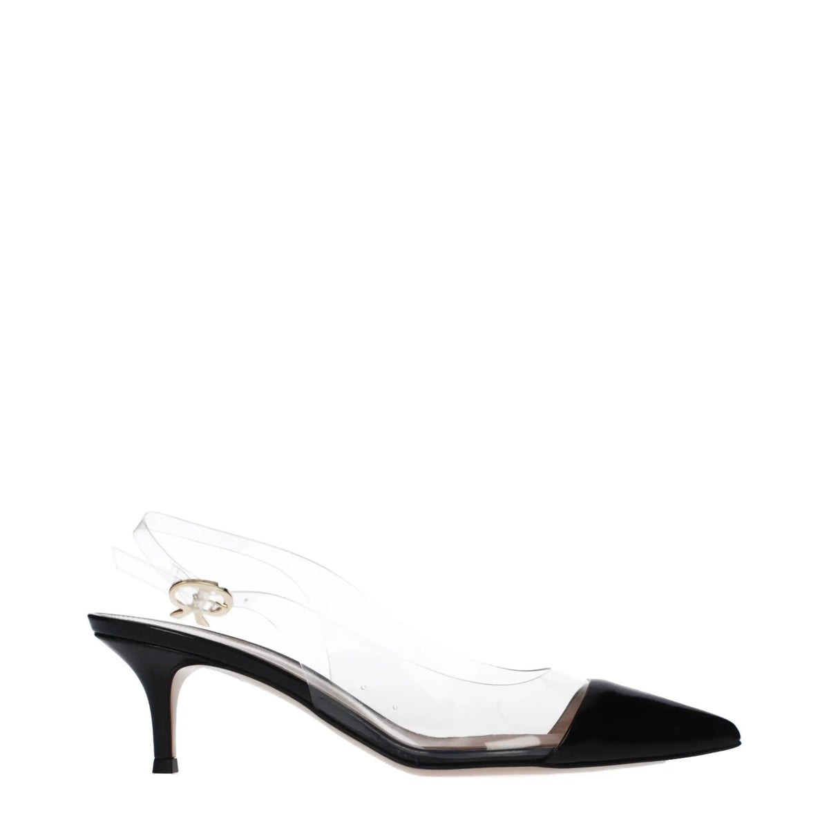Gianvito Rossi Gianvito Rossi Transparent Plexiglass Mid Heel Pumps
