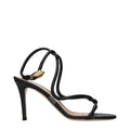 Gianvito Rossi Gianvito Rossi Black Leather Stiletto Heel Sandals