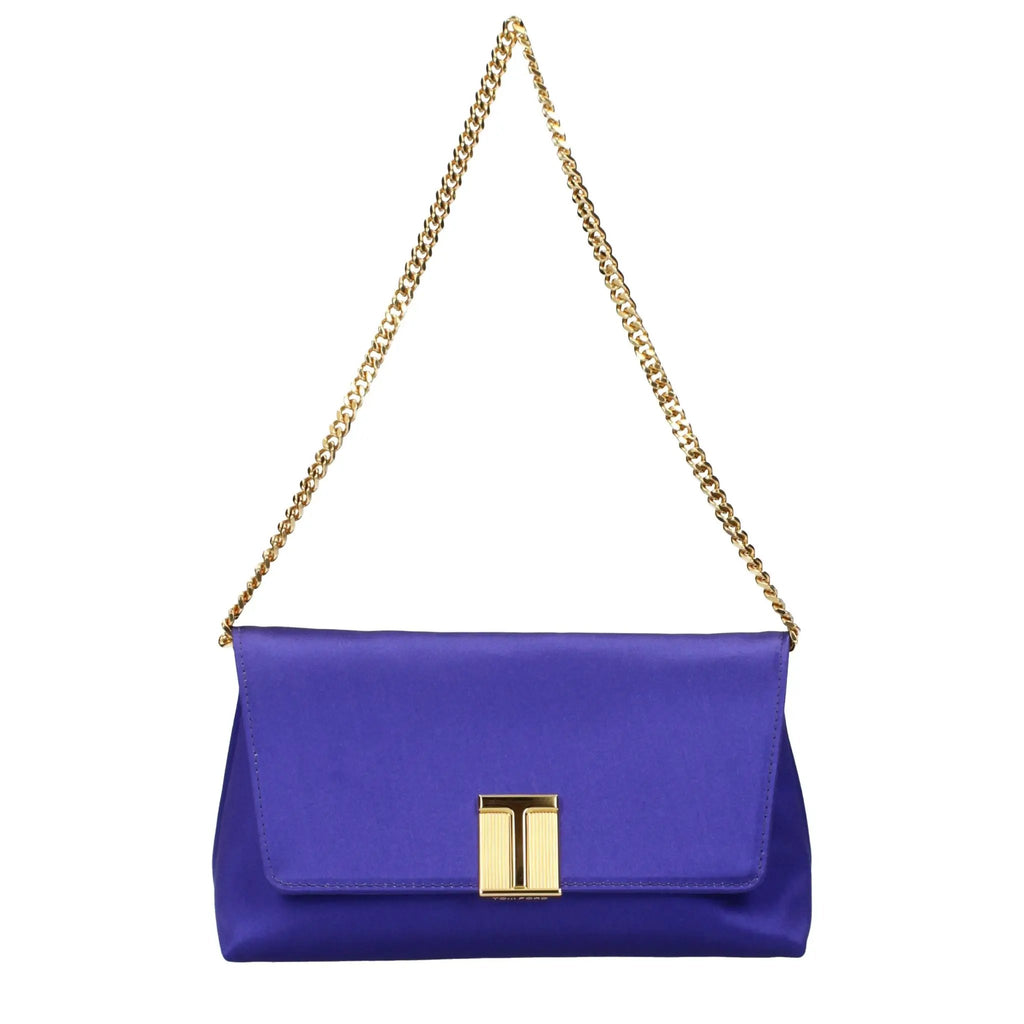 Tom Ford Tom Ford Purple Satin Clutch Bag