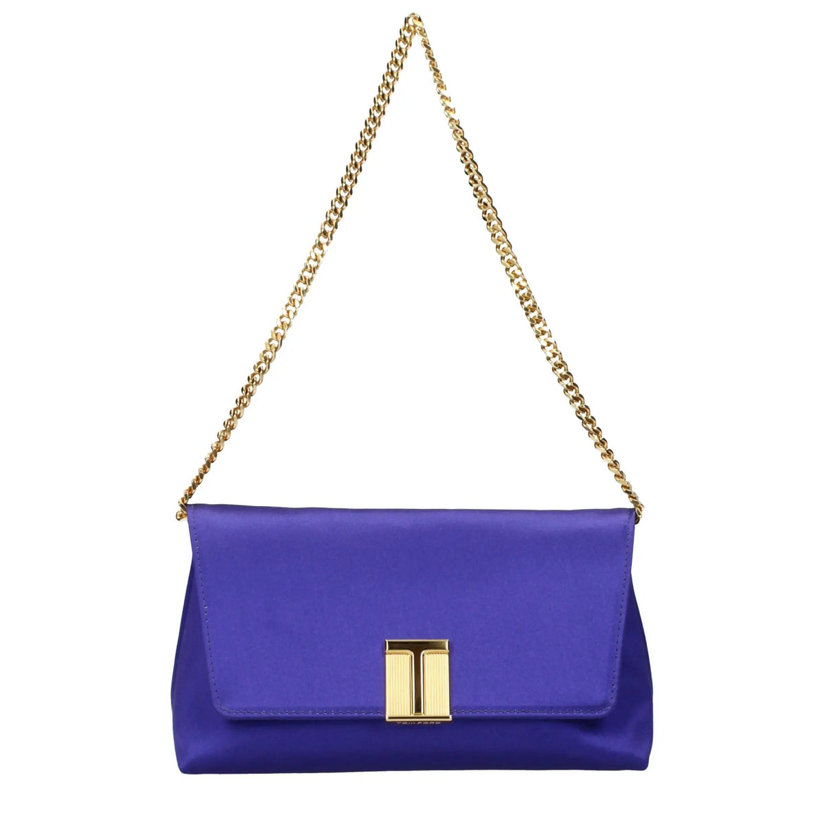 Tom Ford Tom Ford Purple Satin Clutch Bag