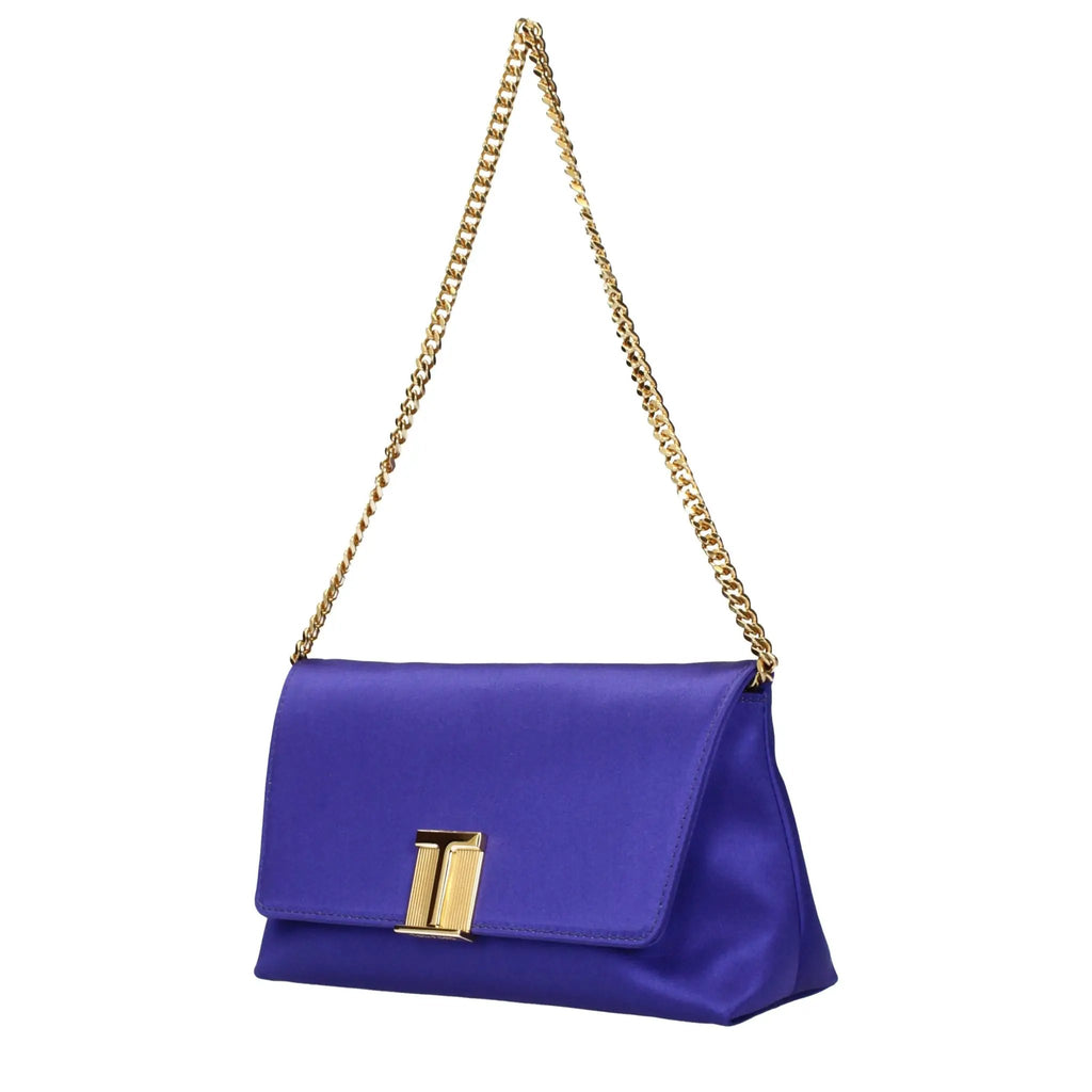 Tom Ford Tom Ford Purple Satin Clutch Bag