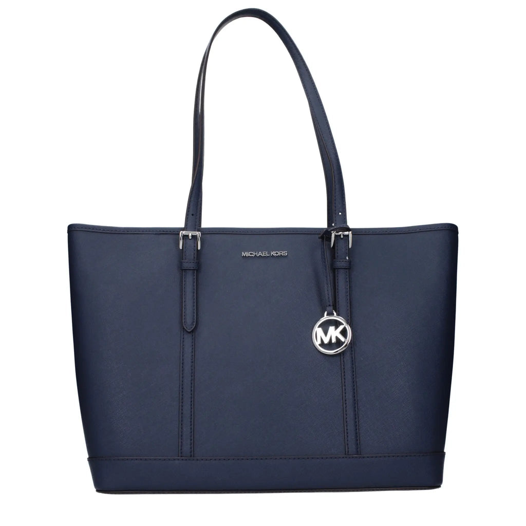Michael Kors Michael Kors Blue Leather Shoulder Bag
