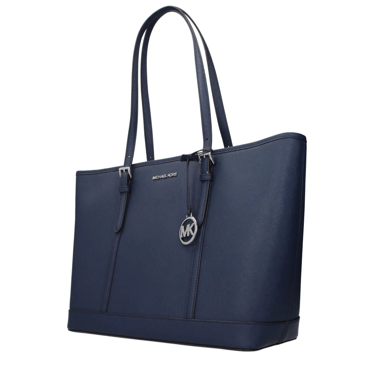 Michael Kors Michael Kors Blue Leather Shoulder Bag