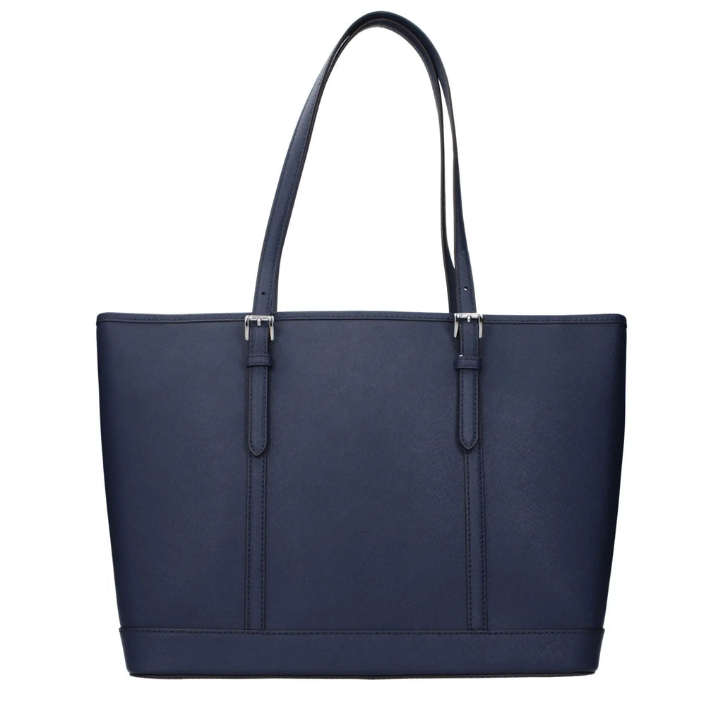 Michael Kors Michael Kors Blue Leather Shoulder Bag