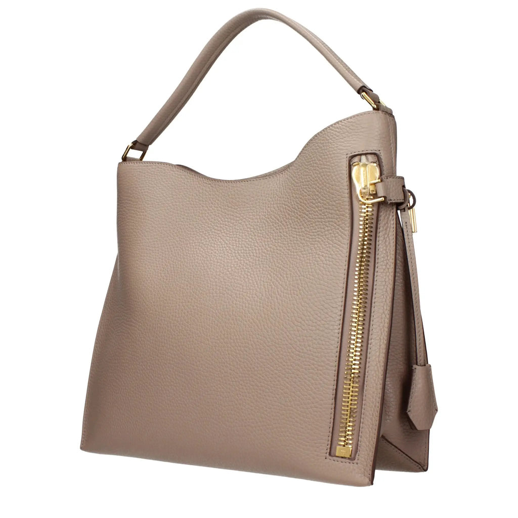 Tom Ford Tom Ford Beige Leather Handbag