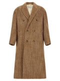 Ami Paris Ami Paris Brown Virgin Wool Coat