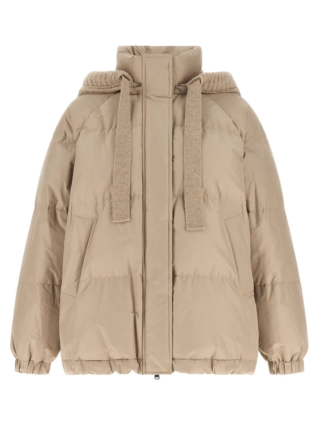 Brunello Cucinelli Brunello Cucinelli Beige Cotton Full-Length Jacket