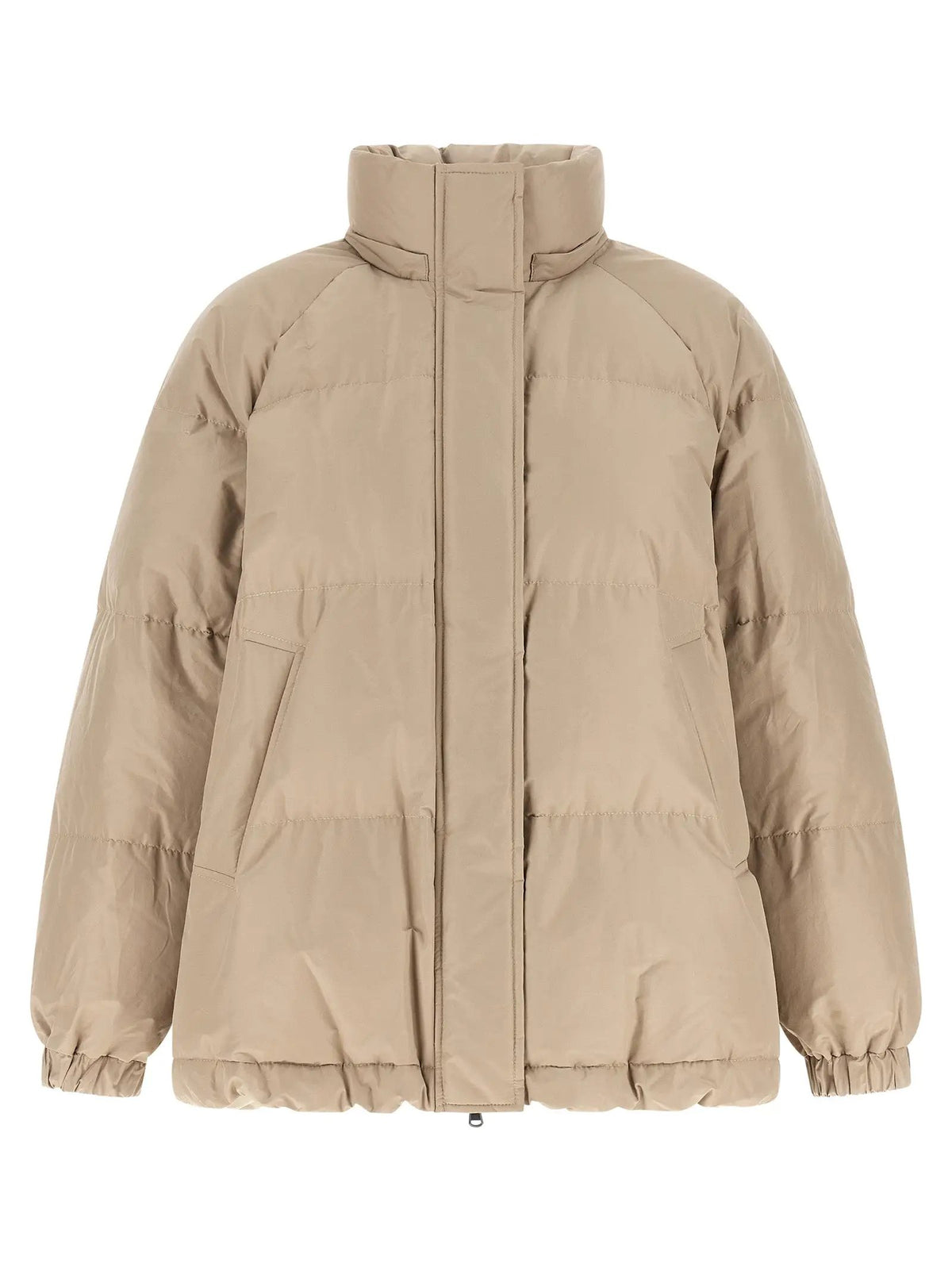 Brunello Cucinelli Brunello Cucinelli Beige Cotton Full-Length Jacket