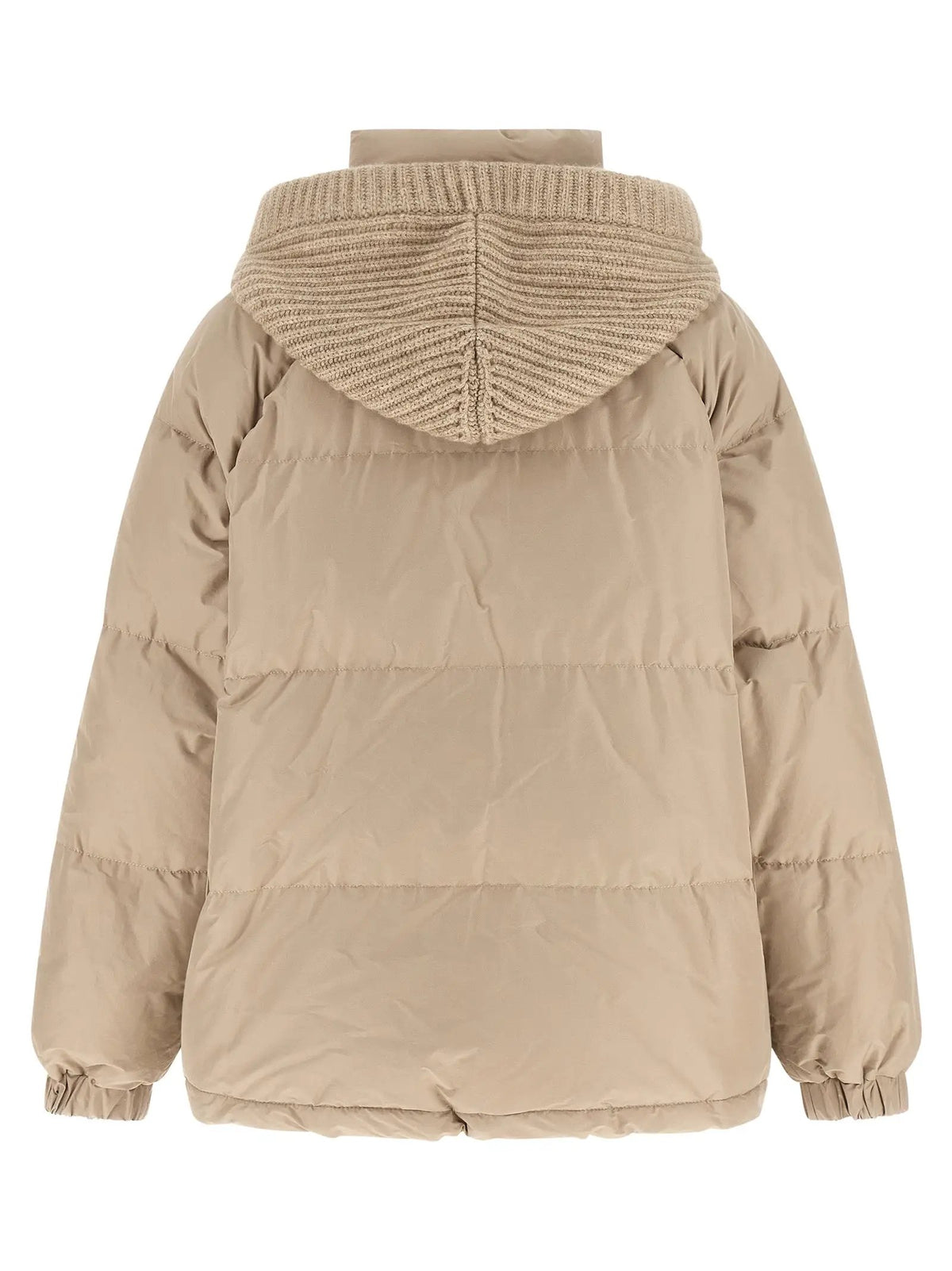 Brunello Cucinelli Brunello Cucinelli Beige Cotton Full-Length Jacket