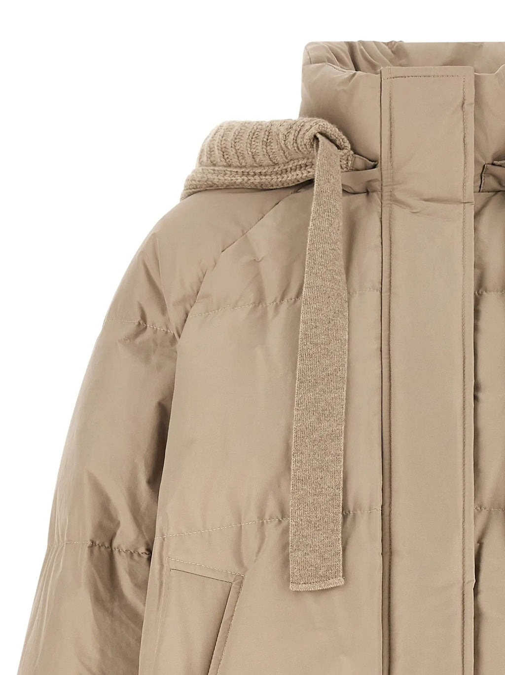 Brunello Cucinelli Brunello Cucinelli Beige Cotton Full-Length Jacket