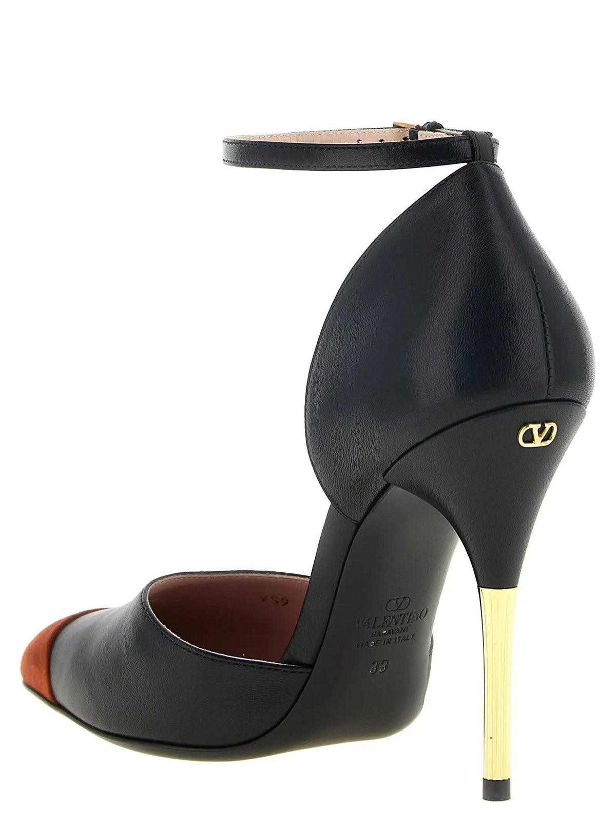 Valentino Garavani Valentino Garavani Black Goatskin High Heel Pumps