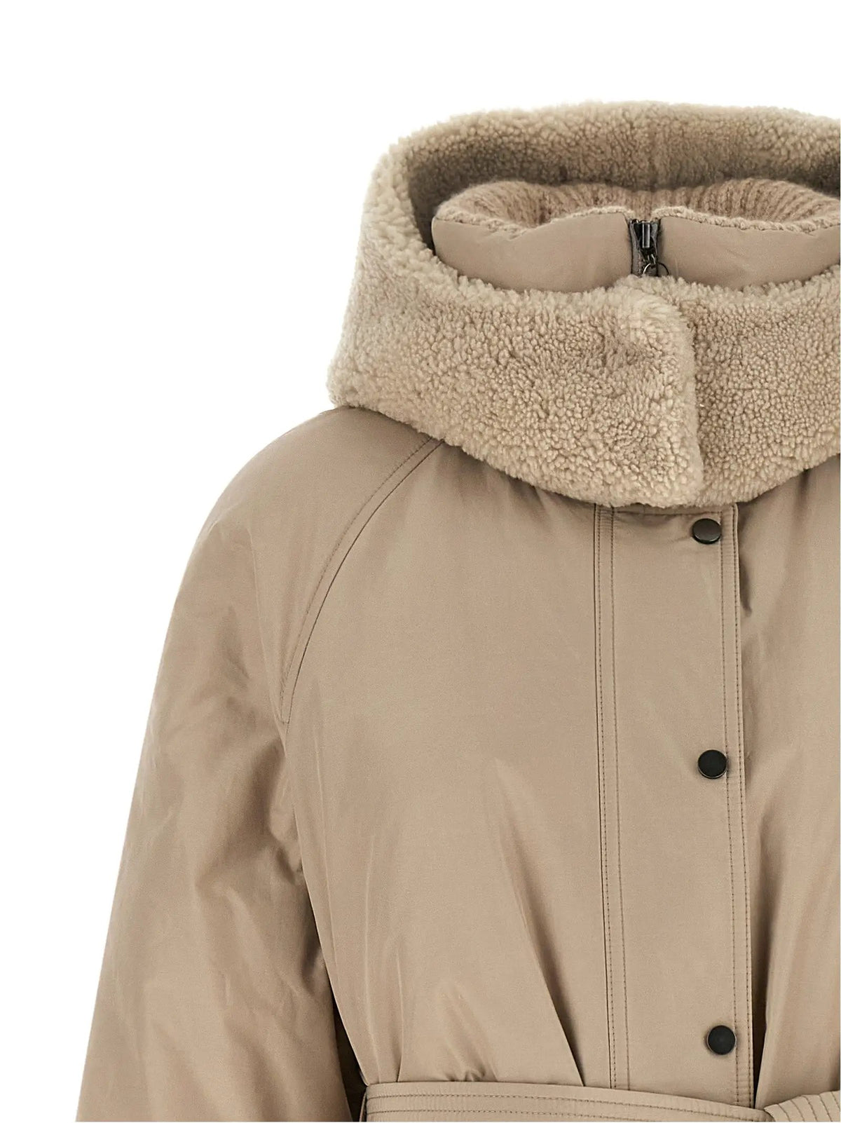 Brunello Cucinelli Brunello Cucinelli Beige Cotton Coat
