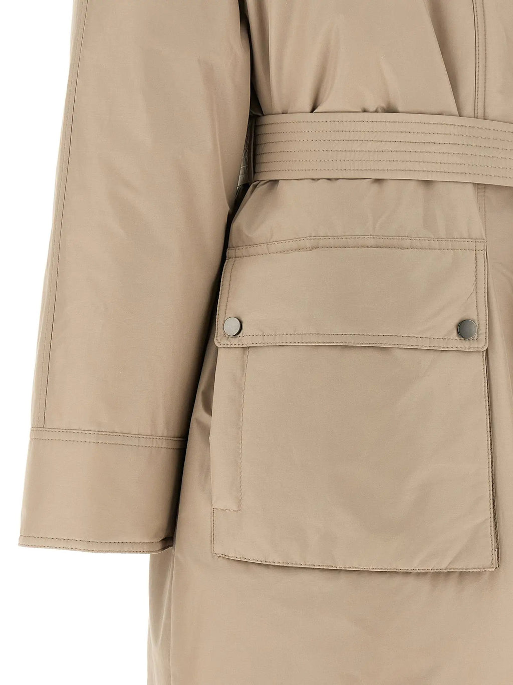 Brunello Cucinelli Brunello Cucinelli Beige Cotton Coat