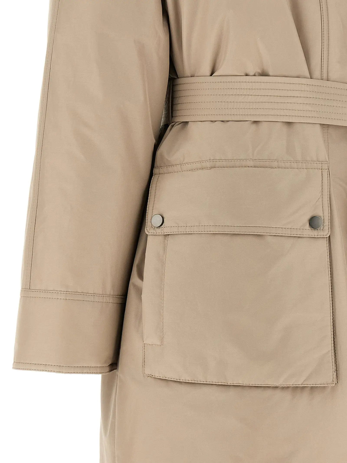Brunello Cucinelli Brunello Cucinelli Beige Cotton Coat