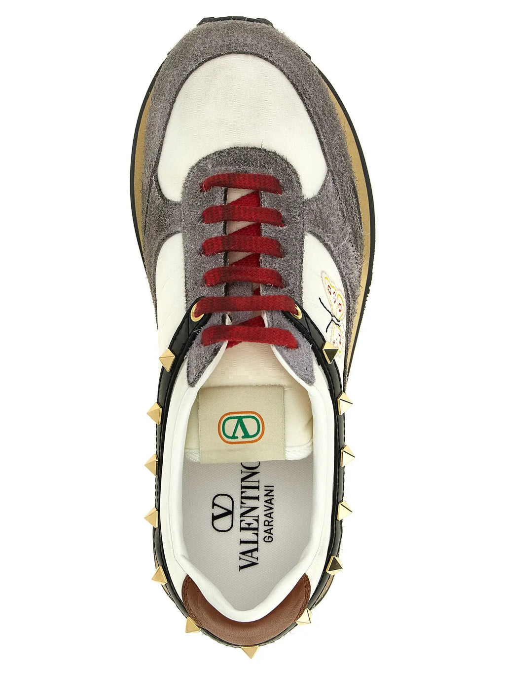 Valentino Garavani Valentino Garavani Multicolor Calfskin Athletic Sneakers