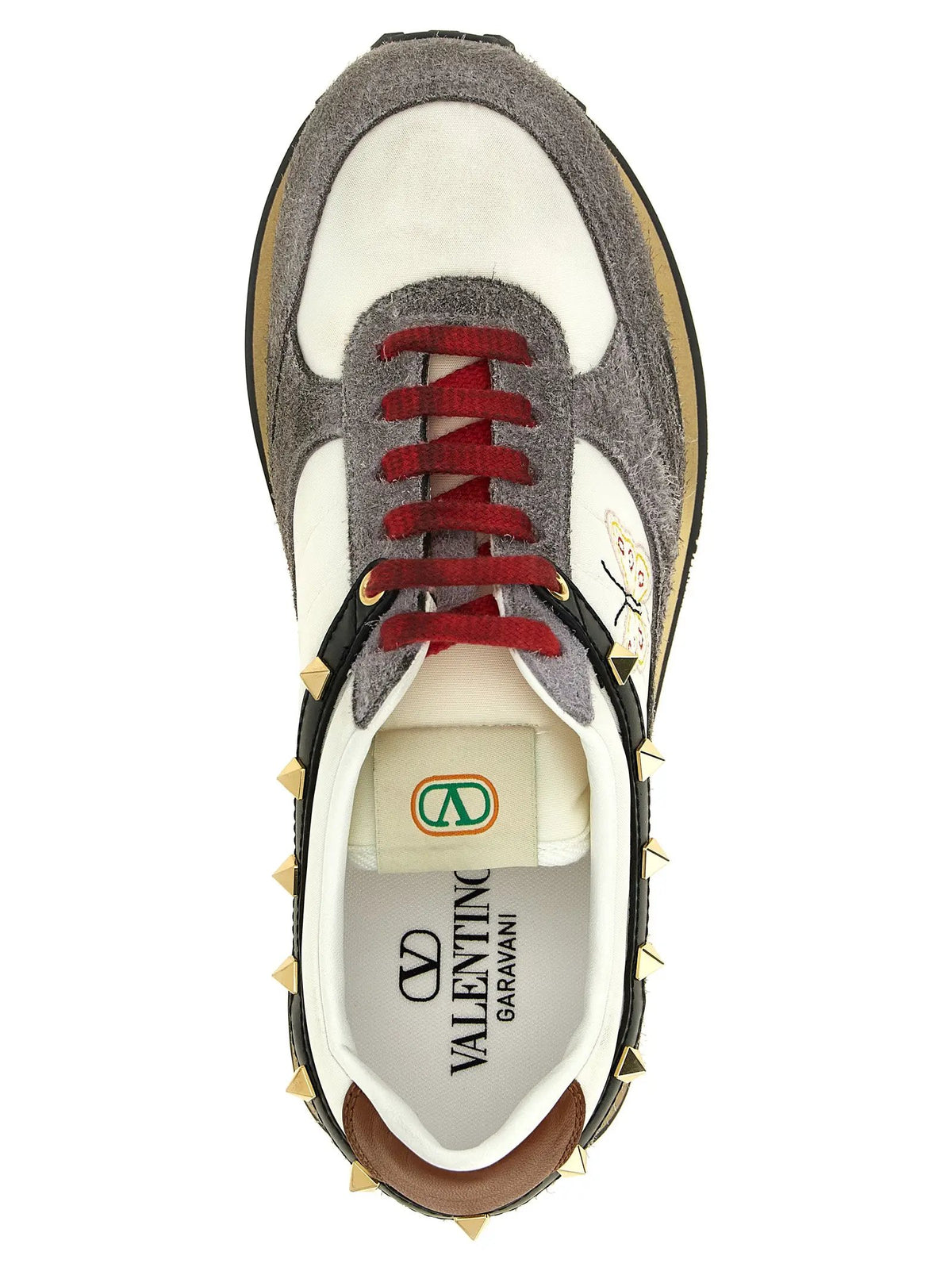 Valentino Garavani Valentino Garavani Multicolor Calfskin Athletic Sneakers