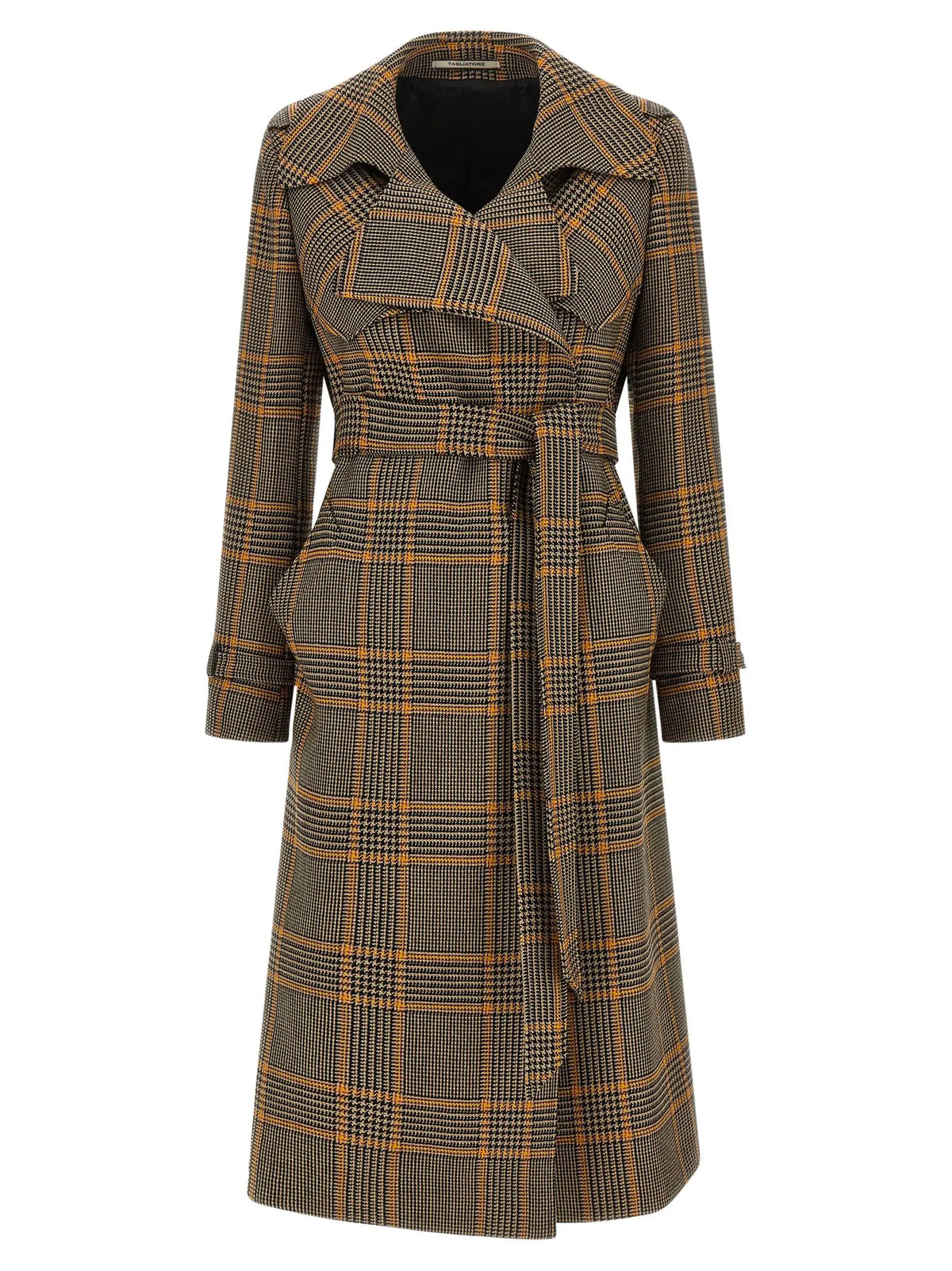 Tagliatore Tagliatore Brown Virgin Wool Coat