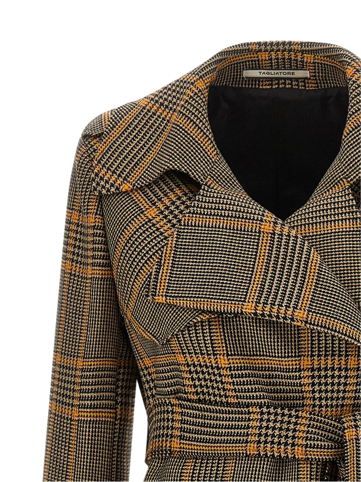 Tagliatore Tagliatore Brown Virgin Wool Coat