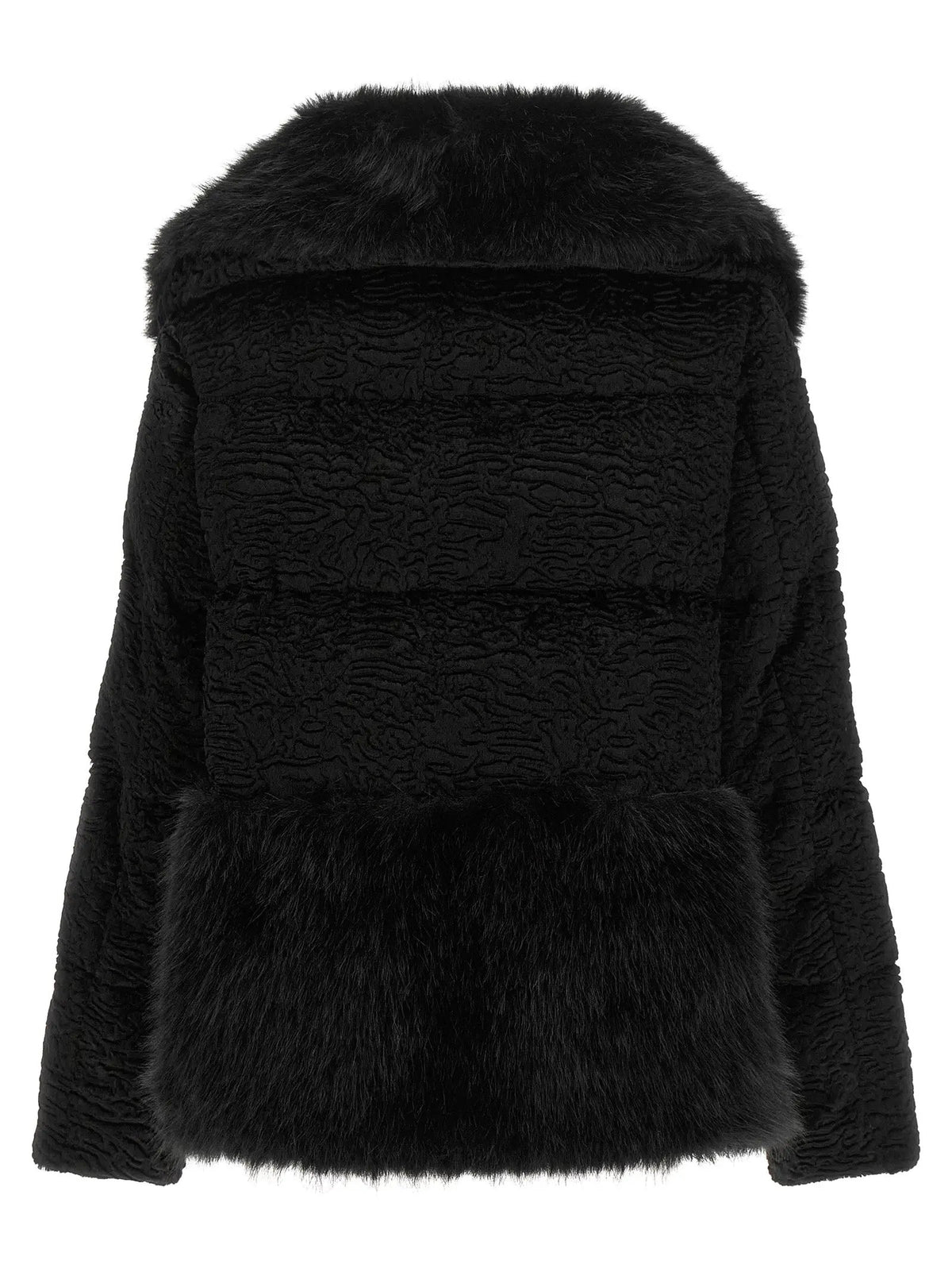Herno Herno Black Acetate Full-Length Jacket