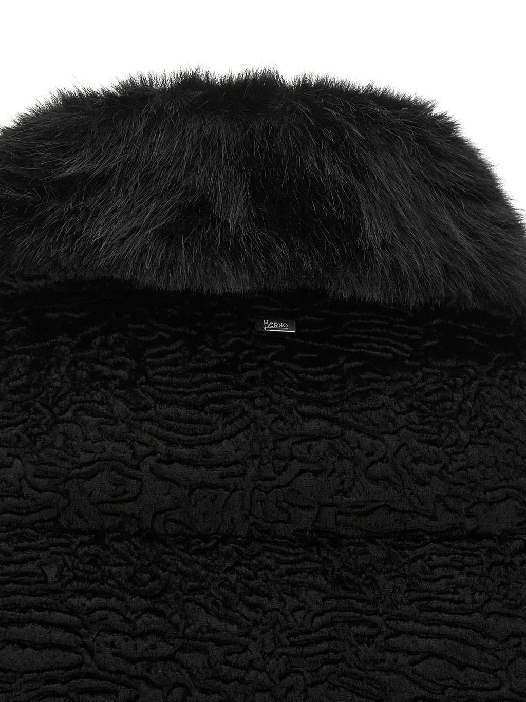 Herno Herno Black Acetate Full-Length Jacket