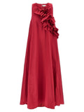 P.A.R.O.S.H. P.A.R.O.S.H. Fuchsia Polyester Long Dress