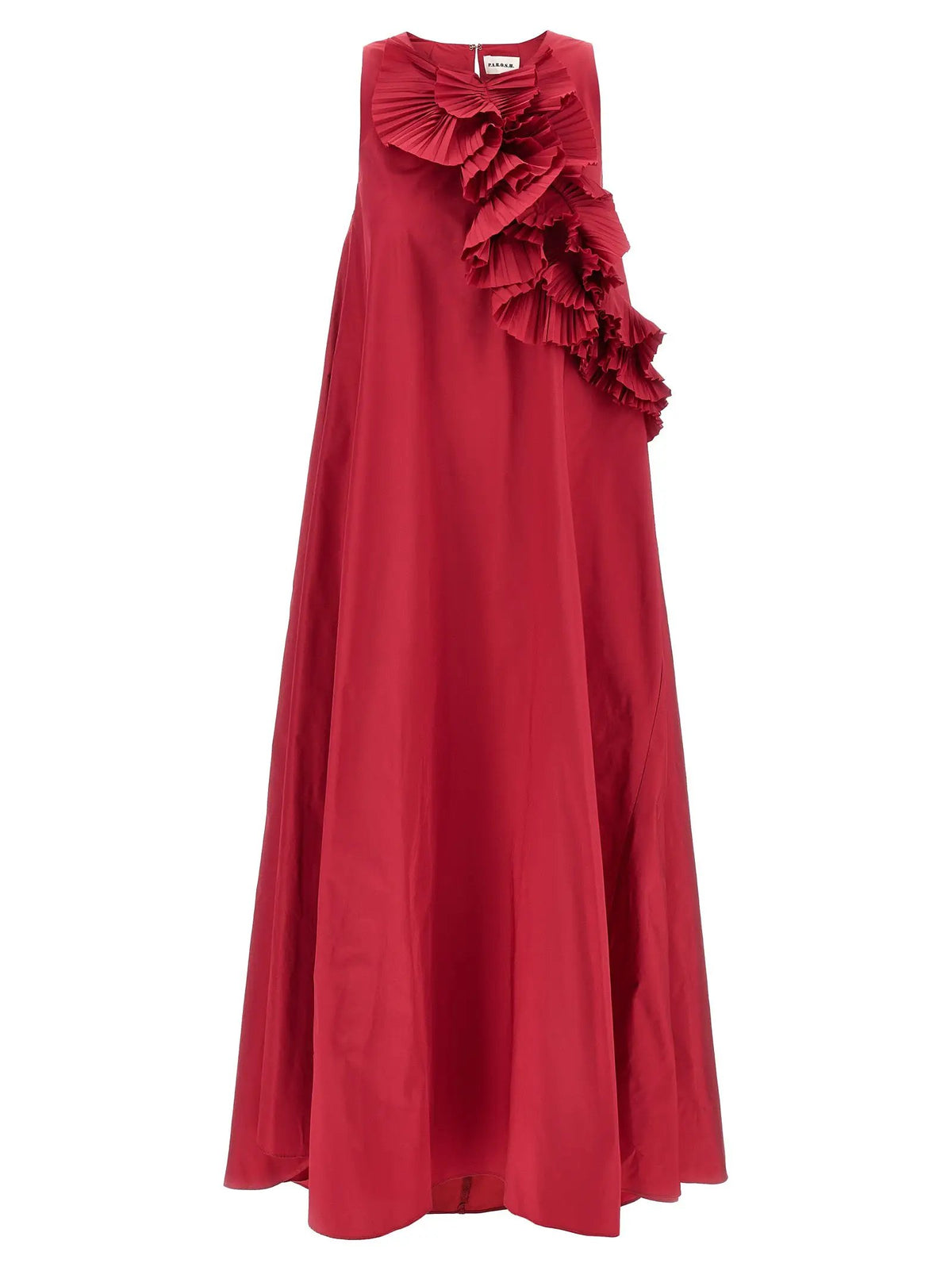 P.A.R.O.S.H. P.A.R.O.S.H. Fuchsia Polyester Long Dress