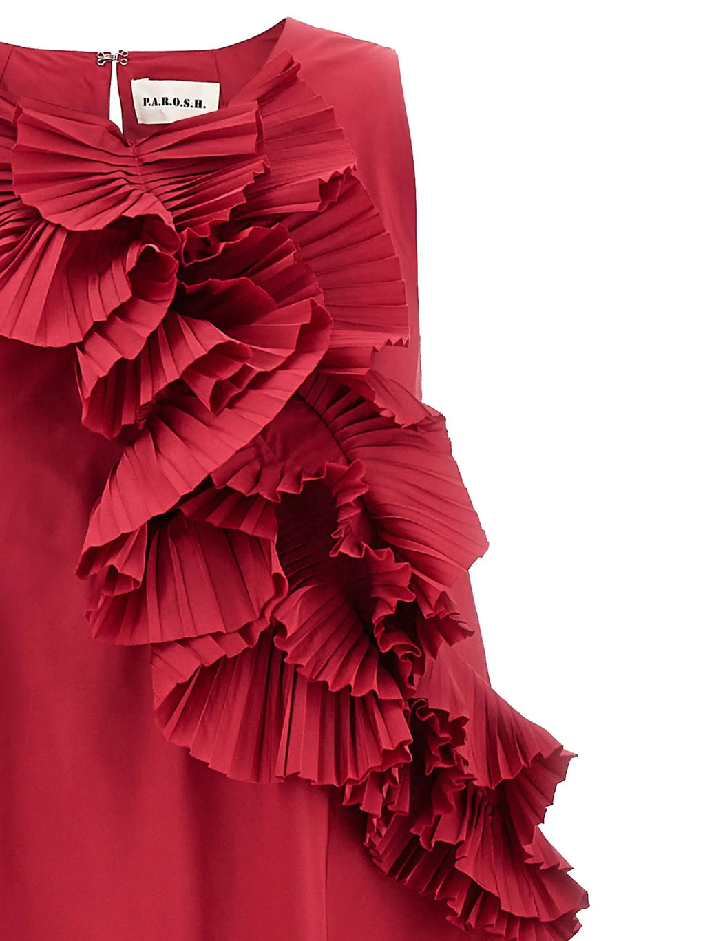 P.A.R.O.S.H. P.A.R.O.S.H. Fuchsia Polyester Long Dress